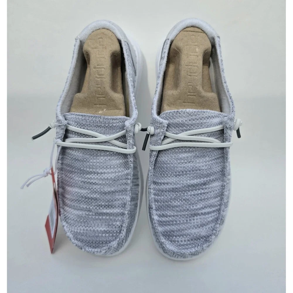 Hey Dude Wendy‎ Sox Glacier Grey Womens 5